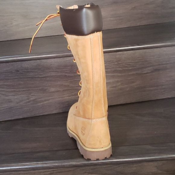 Timberland Girl's Tall Lace Up Boots - Picture 3 of 12